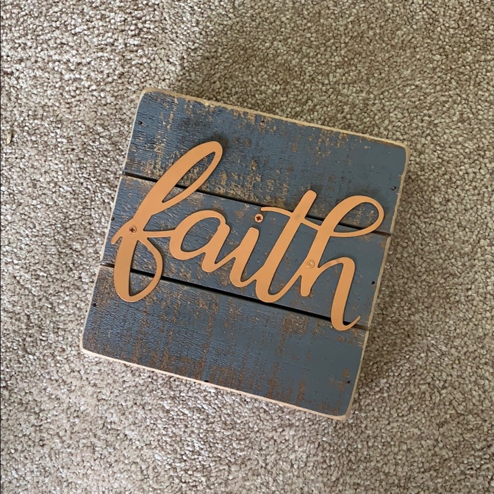 Faith decoration